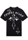 FesFas cross-print | Áo Thun | Nam | Màu Đen