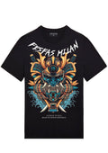 FesFas oni mask-print | Áo Thun | Nam | Màu Đen