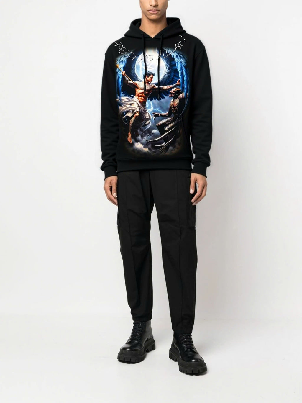 Áo hoodie FesFas in hình thiên thần