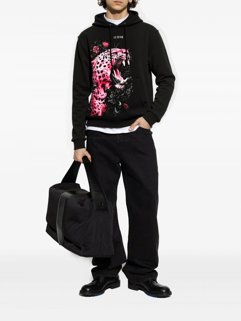 Áo hoodie FesFas in hình báo đốm
