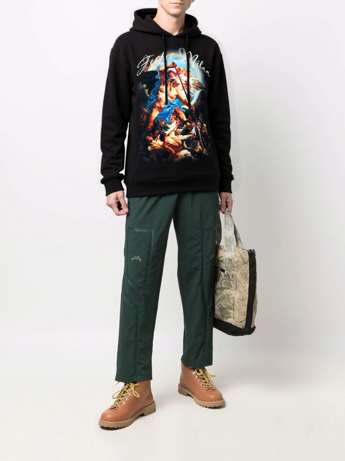 Áo hoodie FesFas in hình thiên thần