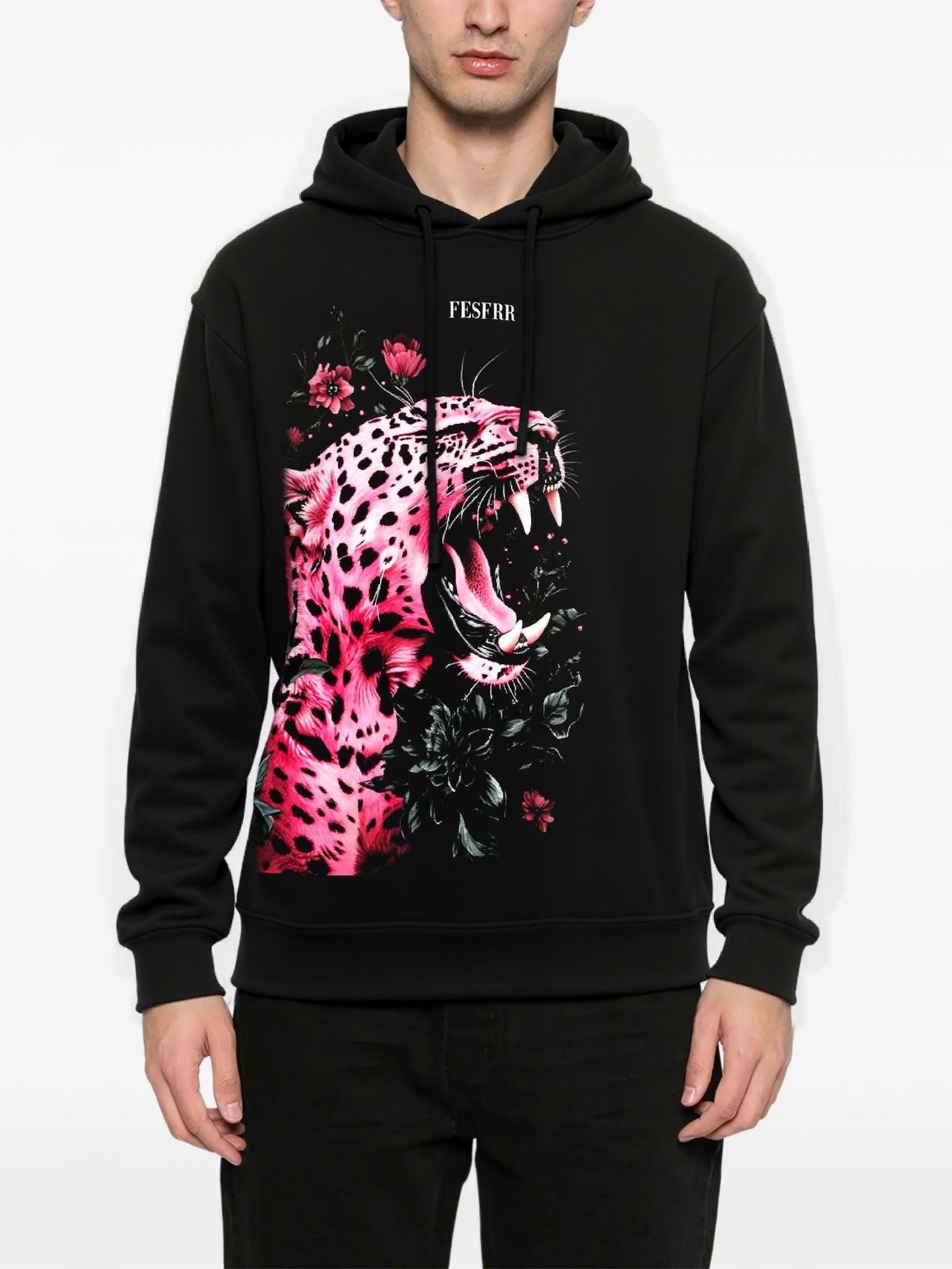 Áo hoodie FesFas in hình báo đốm