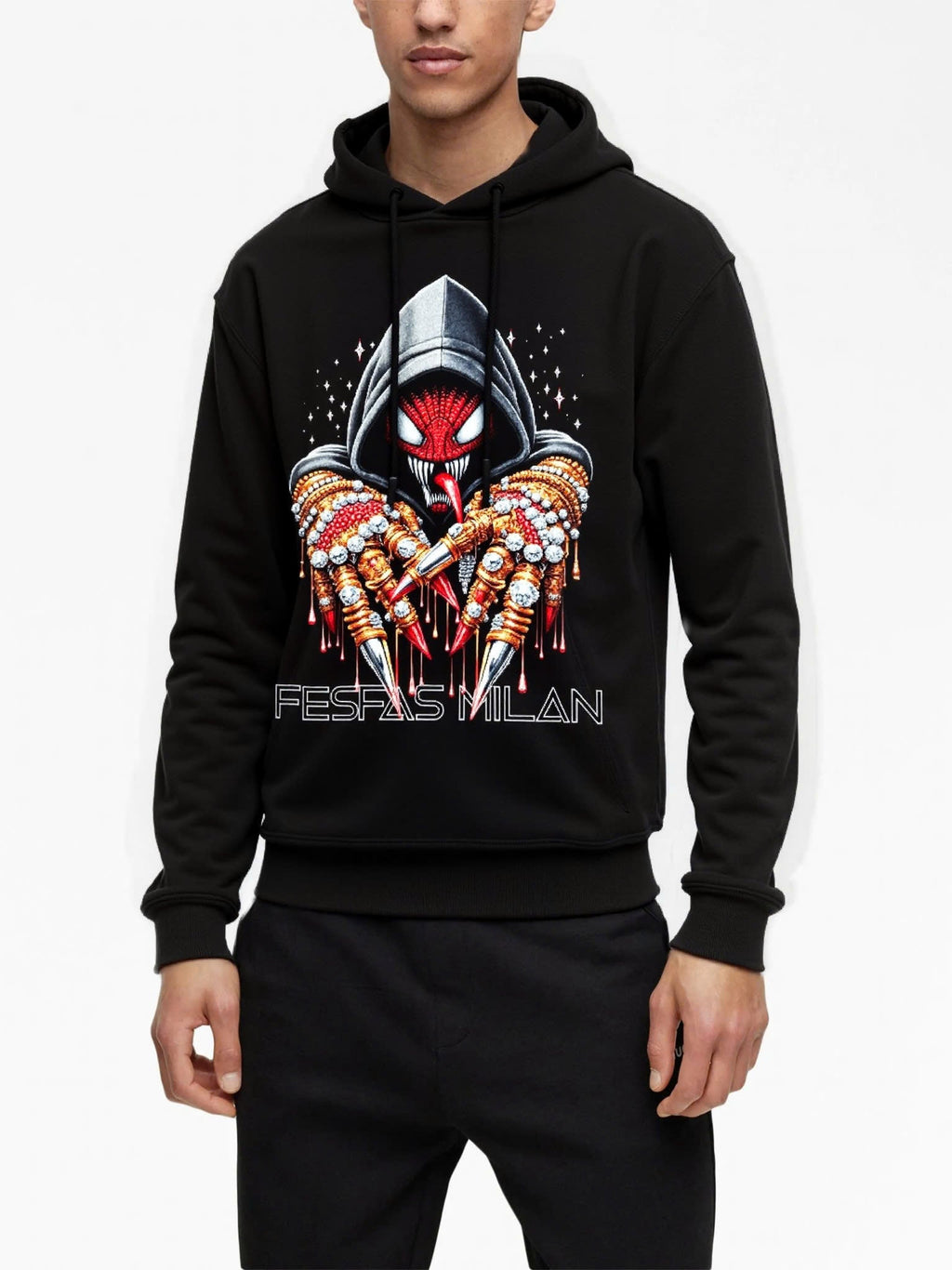 Áo hoodie FesFas in hình venom