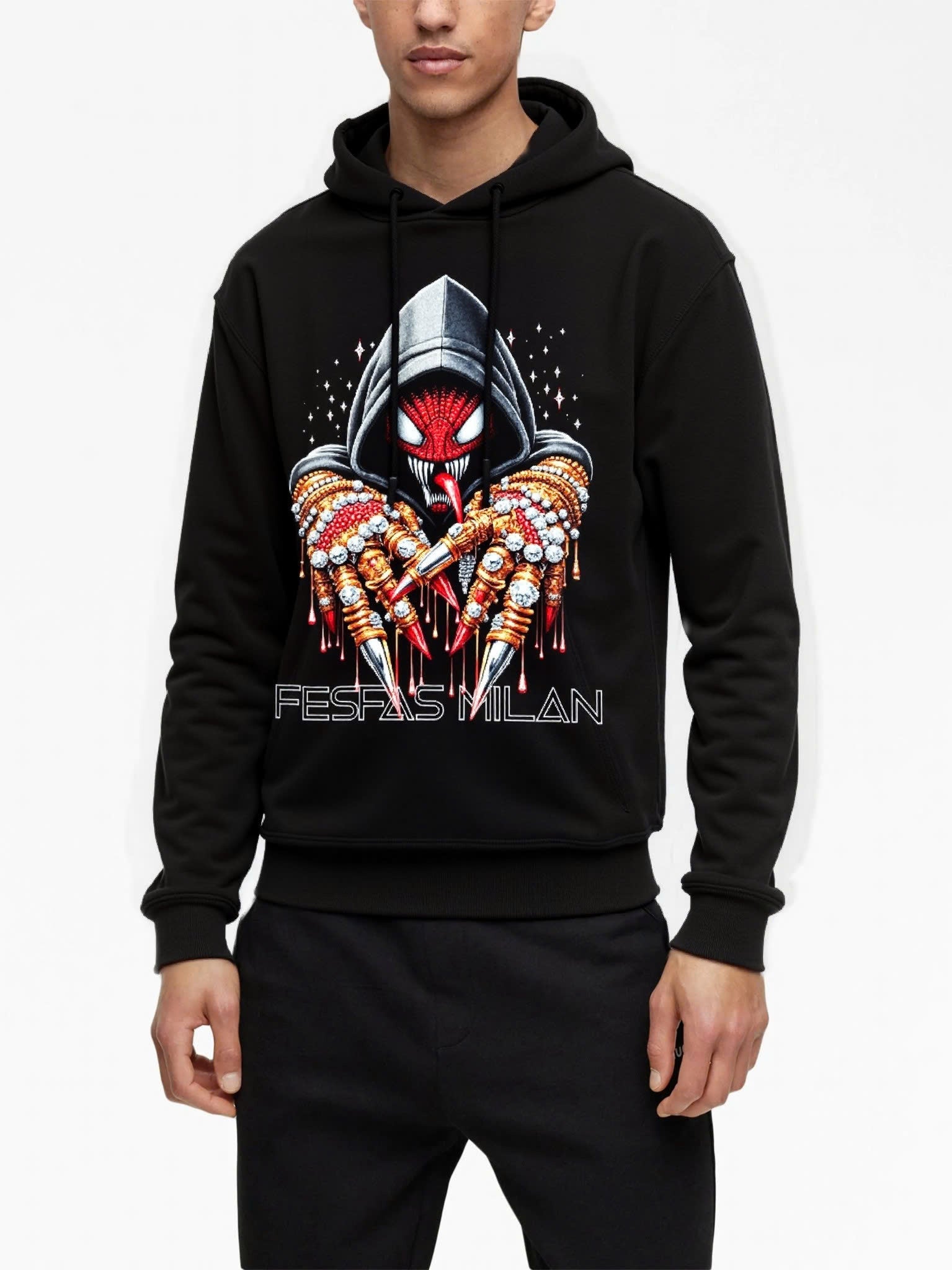 Áo hoodie FesFas in hình venom