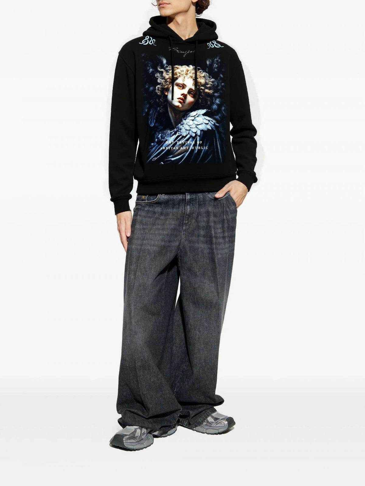 Áo hoodie FesFas in hình thiên thần