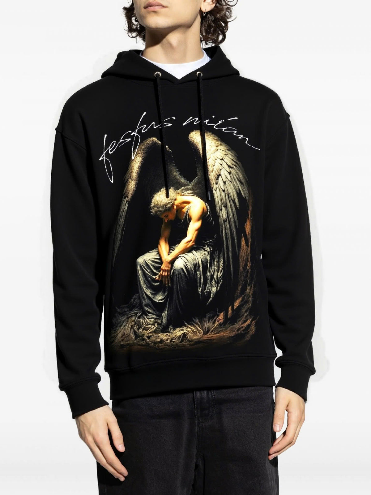 Áo hoodie FesFas in hình thiên thần sa ngã