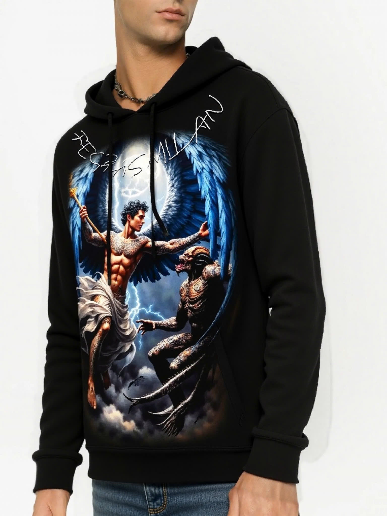Áo hoodie FesFas in hình thiên thần