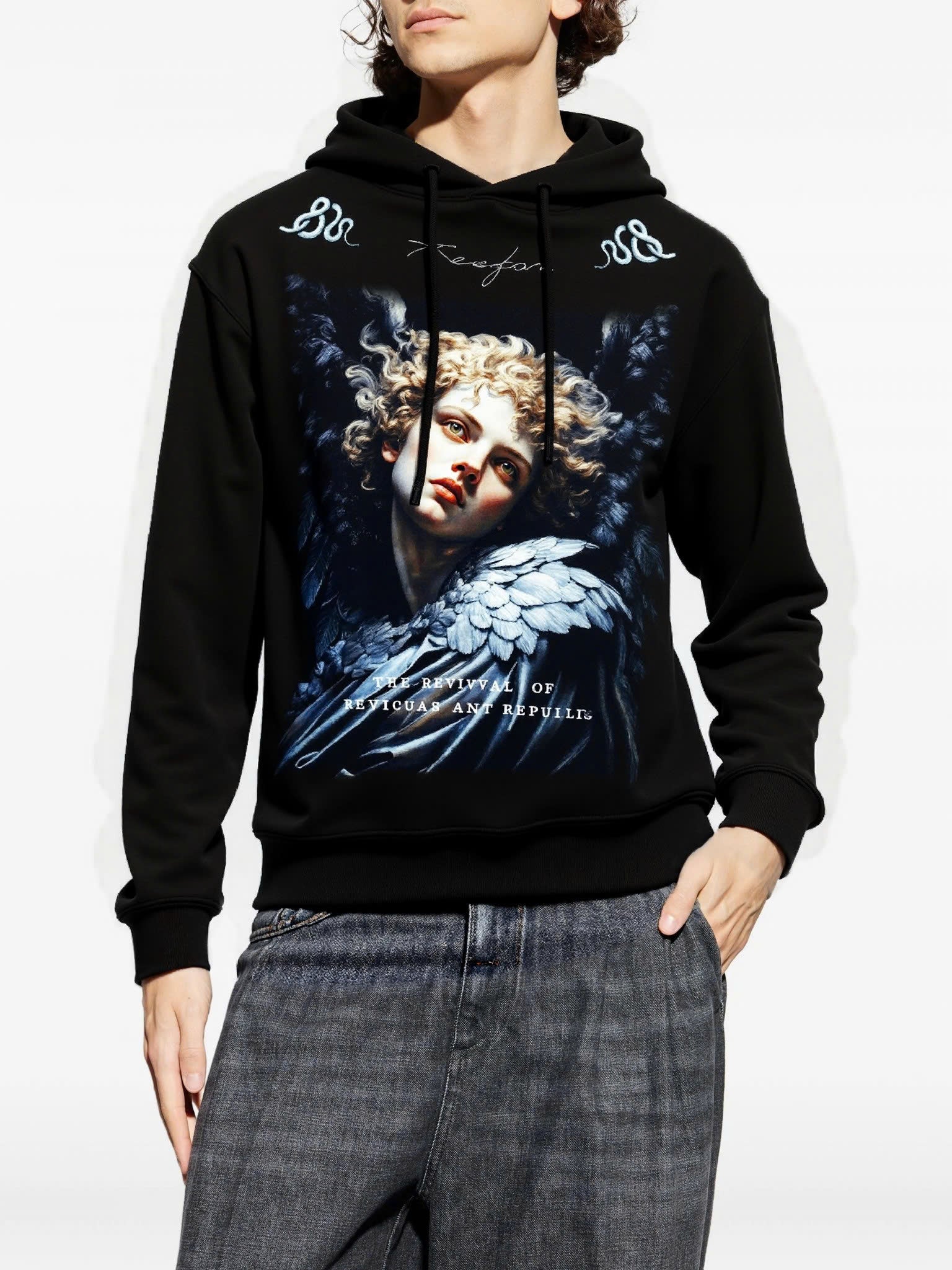 Áo hoodie FesFas in hình thiên thần