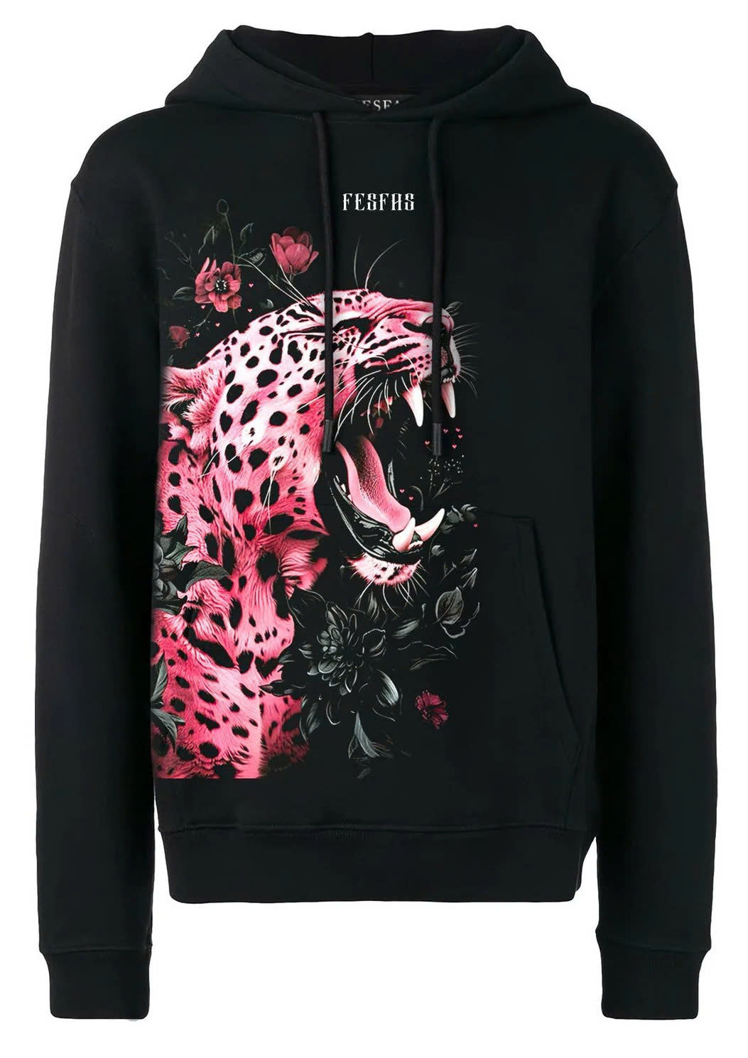 Áo hoodie FesFas in hình báo đốm