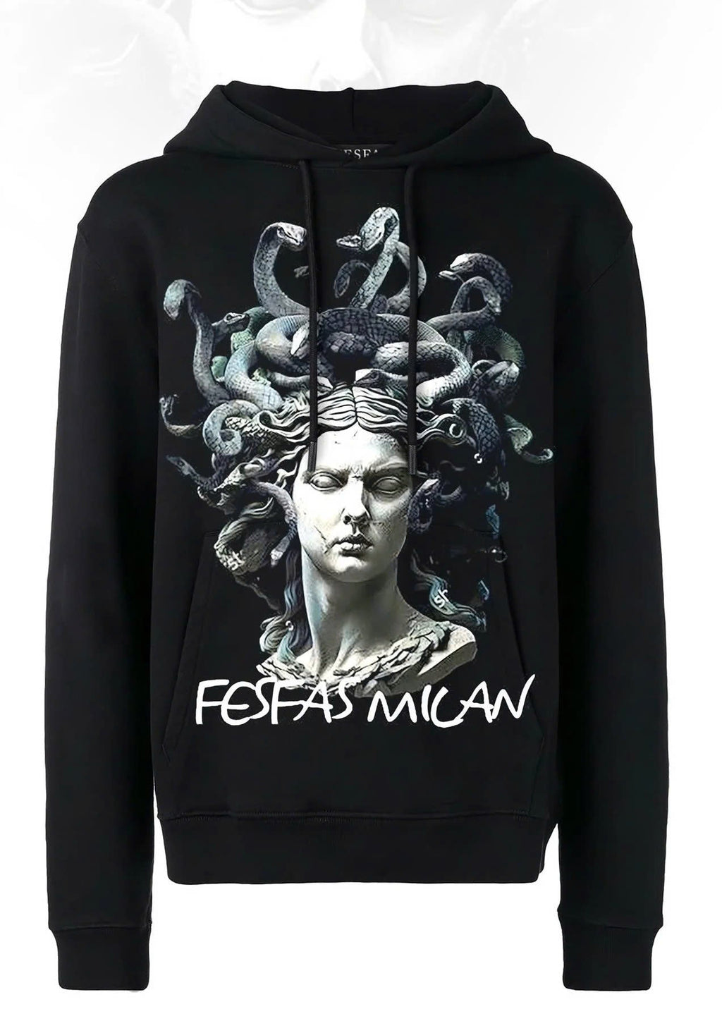 Áo hoodie FesFas in hình medusa