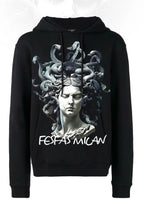 Áo hoodie FesFas in hình medusa