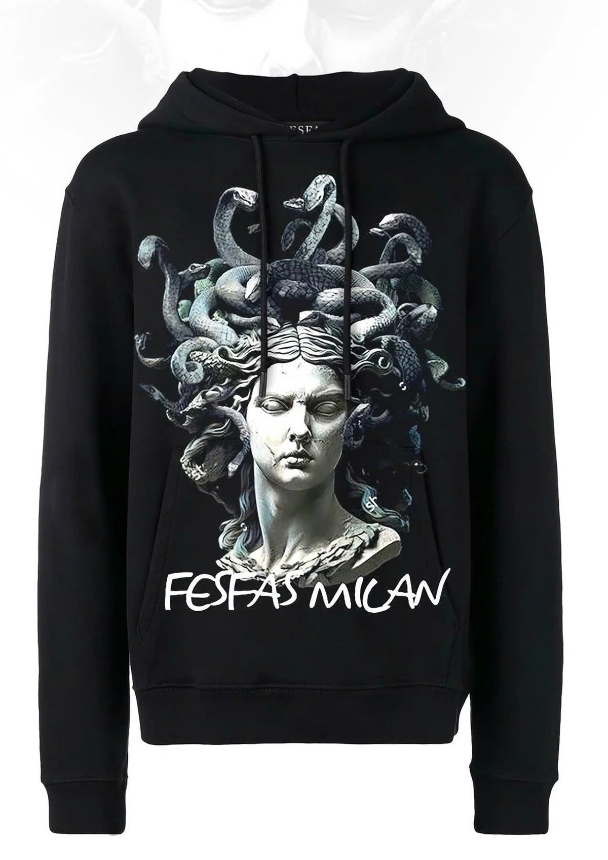 Áo hoodie FesFas in hình medusa