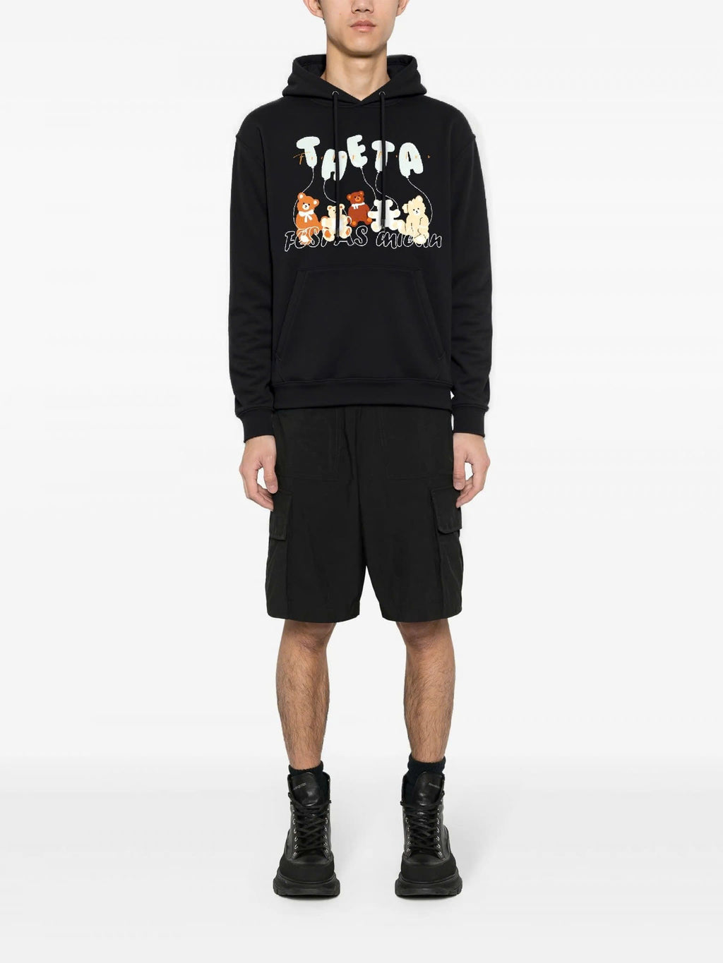 Áo hoodie FesFas in hình teddy gấu