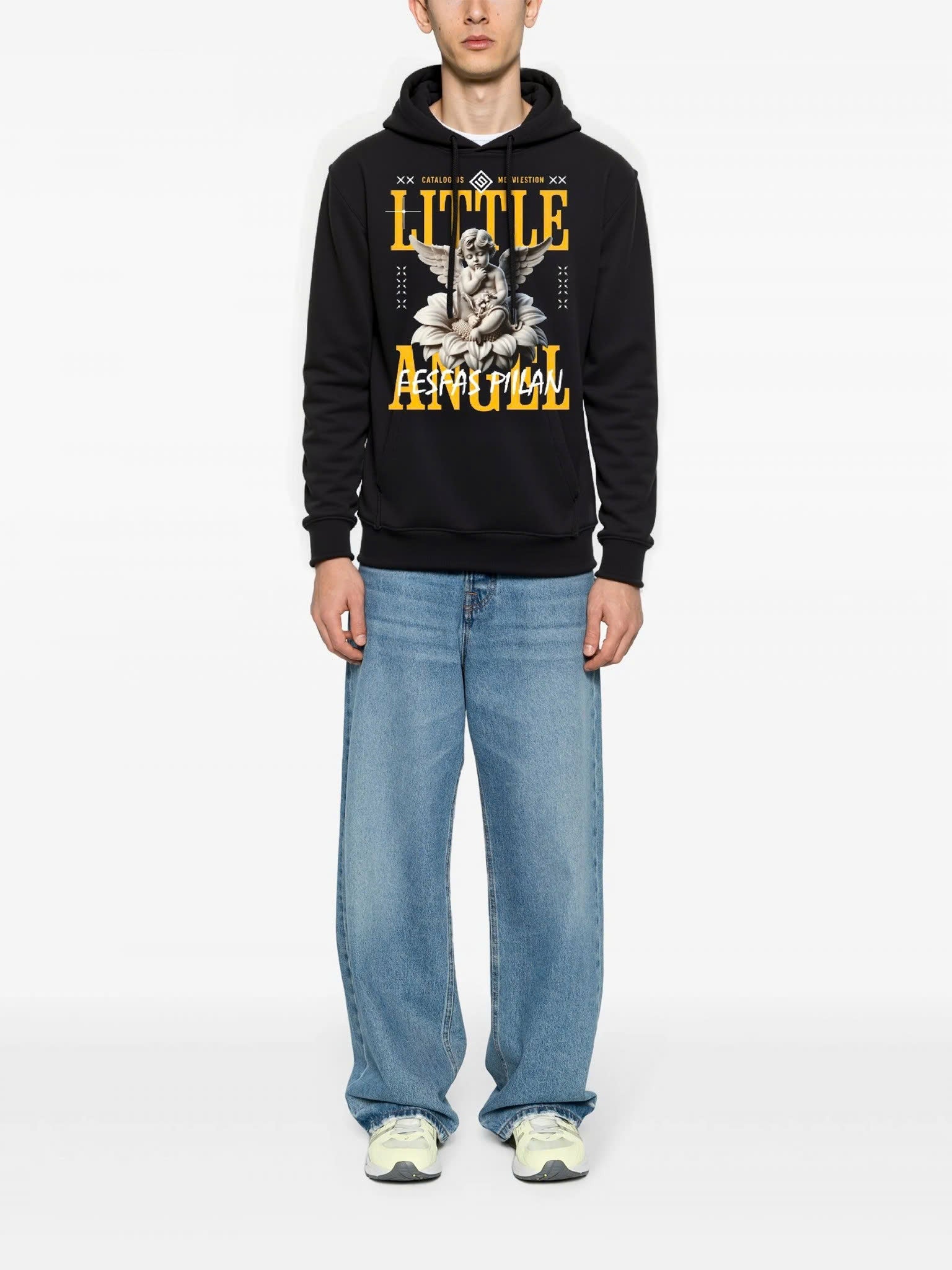 Áo hoodie FesFas in hình thiên thần
