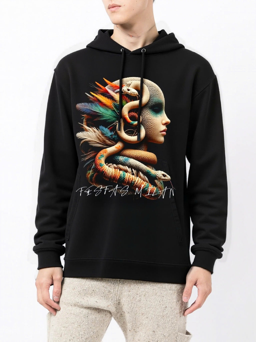Áo hoodie FesFas in hình rắn