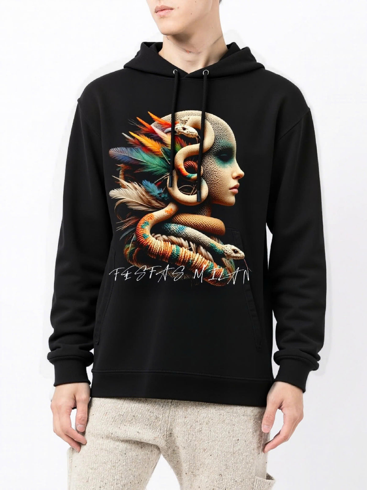 Áo hoodie FesFas in hình rắn