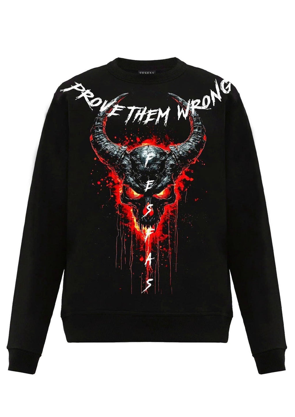 FesFas skull-print Sweatshirt | Black | Men