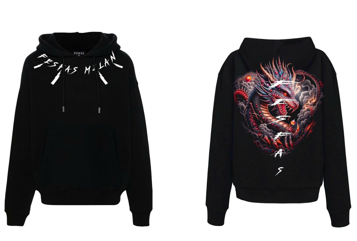 Áo hoodie FesFas in hình hình xăm