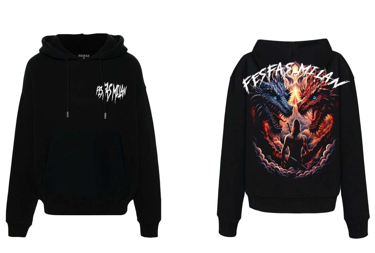 Áo hoodie FesFas in hình hình xăm