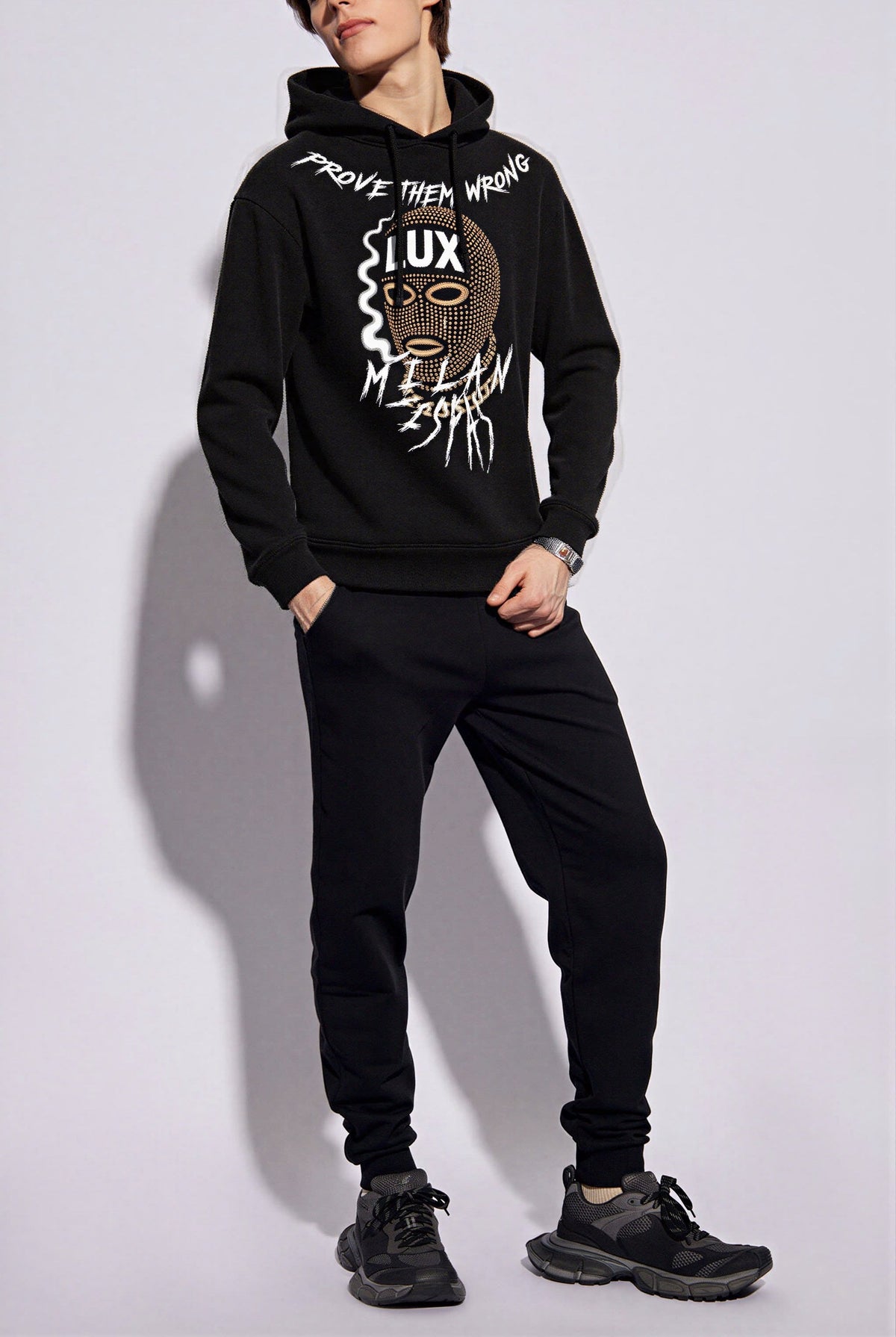 Áo Hoodie FesFas Họa Tiết Mặt Nạ