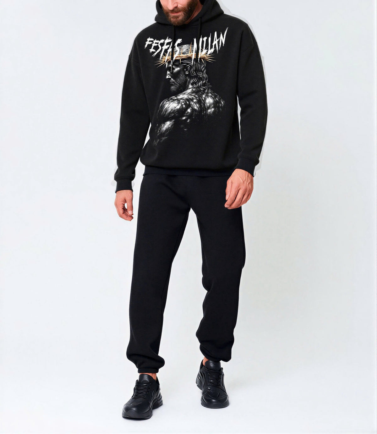 Áo hoodie FesFas in hình thần
