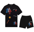 FesFas cross-print | Bộ T-Shirt | Nam | Màu Đen