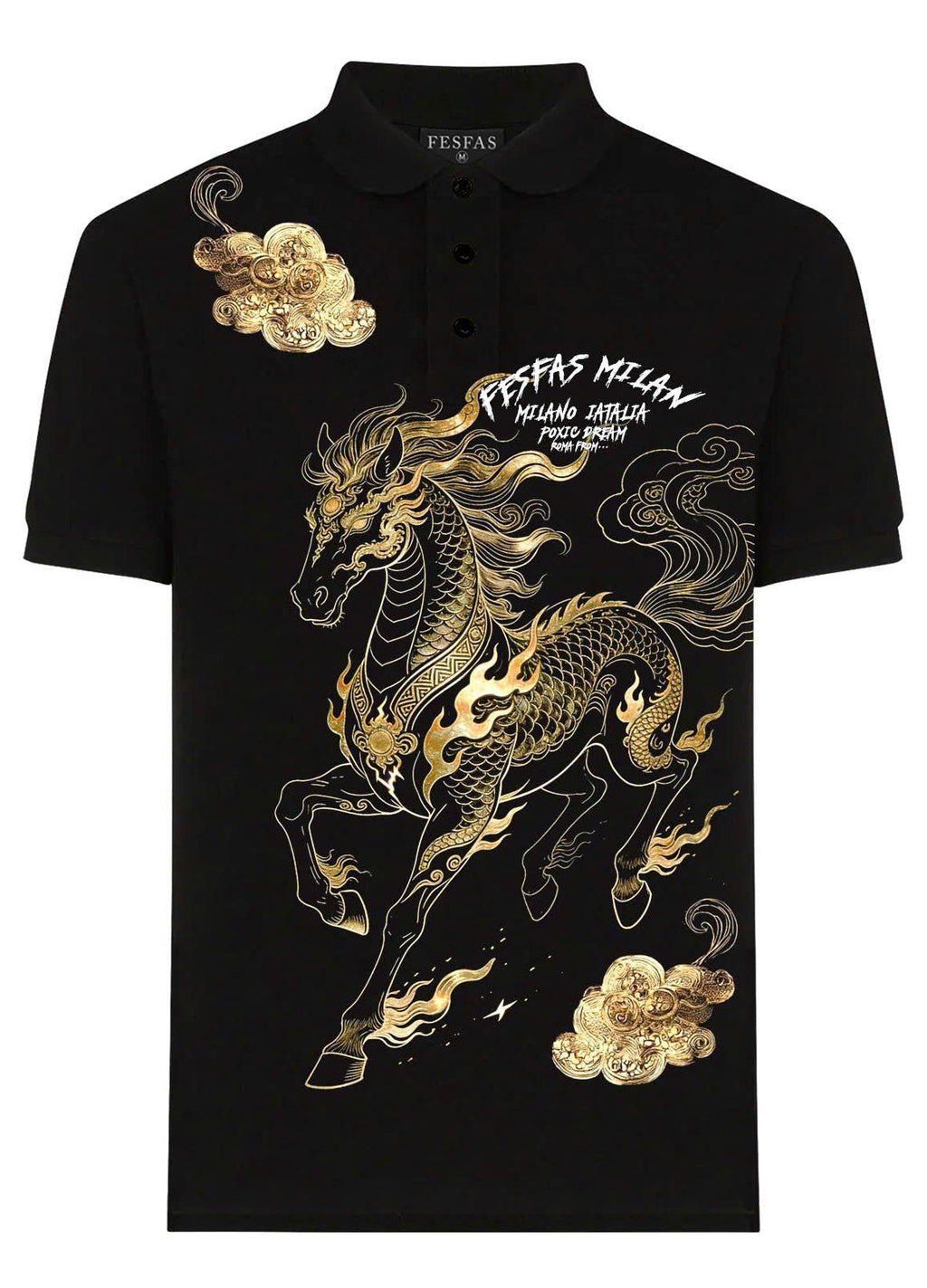 Áo polo FesFas in hình ngựa