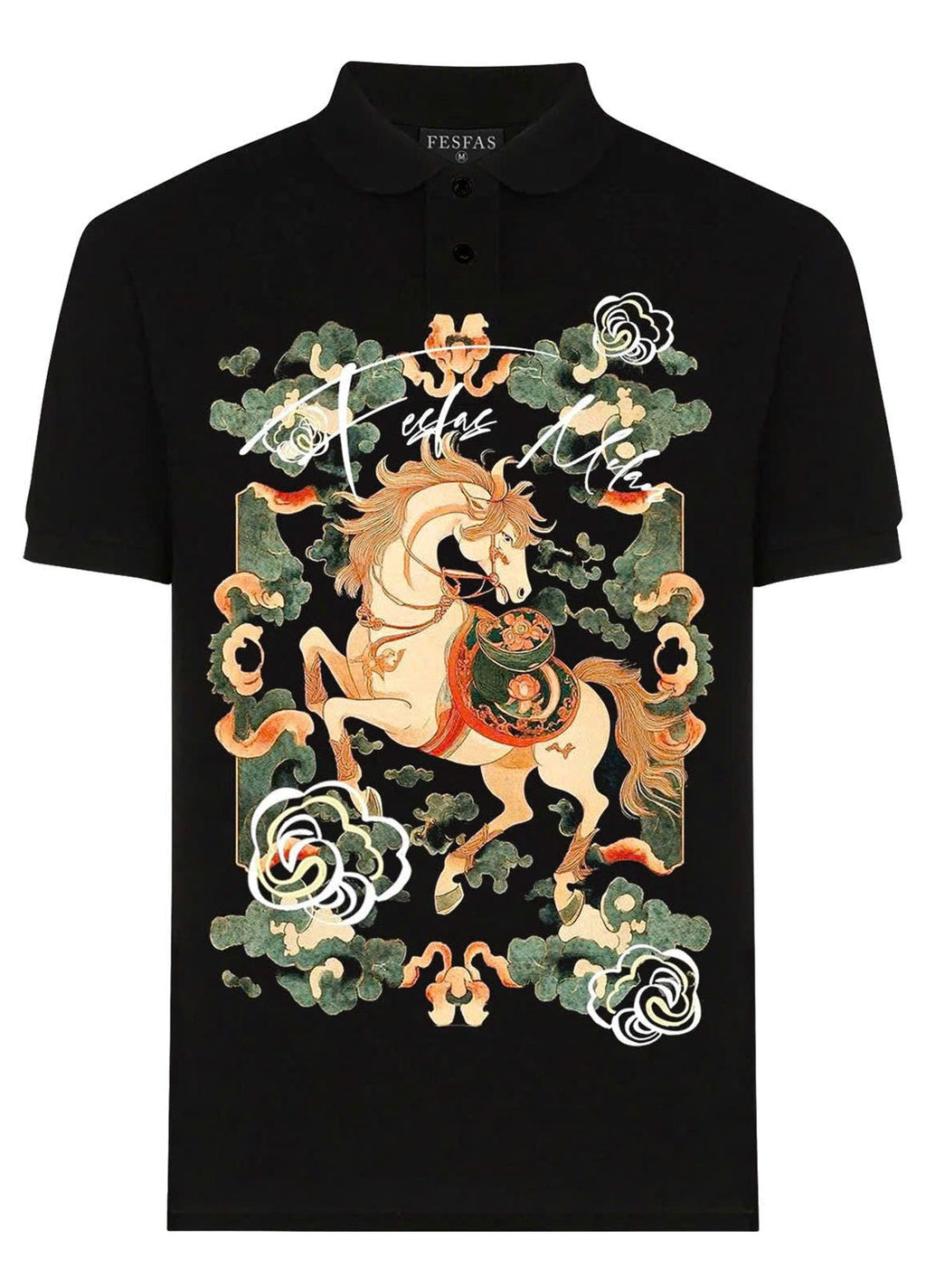 Áo polo FesFas in hình ngựa