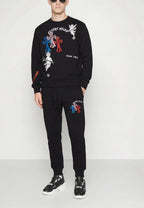 FesFas graphic-print Sweatshirt Set | Black | Men