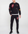 FesFas graphic-print Sweatshirt Set | Black | Men