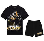 FesFas doberman-print | Bộ T-Shirt | Nam | Màu Đen