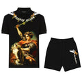 FesFas woman warrior-print | Bộ Polo | Nam | Màu Đen