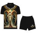 FesFas angel-print | Bộ Polo | Nam | Màu Đen