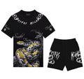 Bộ áo thun và quần short FesFas in hình trăn anaconda
